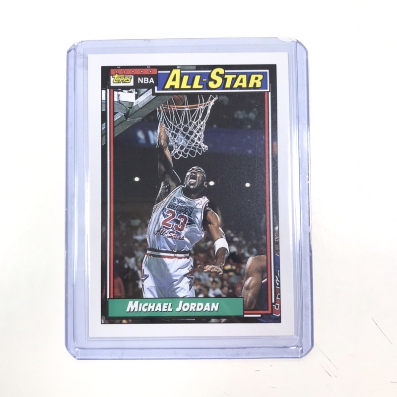 1992 TOPPS MICHAEL JORDAN #115 喬丹 明星賽 收藏卡 球員卡 籃球卡