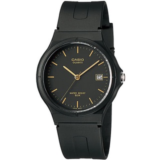 【CASIO】卡西歐 簡單生活風時間腕錶-黑X金丁刻 MW-59-1E 臺灣卡西歐保固一年