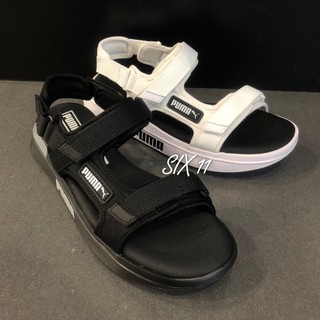 SIX PUMA FUTURE RIDER SANDAL 涼拖鞋 男女 黑 372318-01 白 372318-02