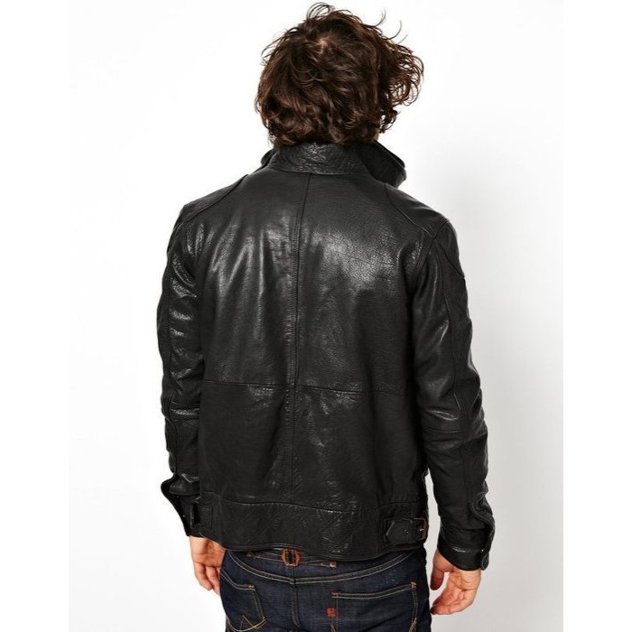 全新真品極度乾燥Superdry Tarpit pop zip leather jacket | 蝦皮購物