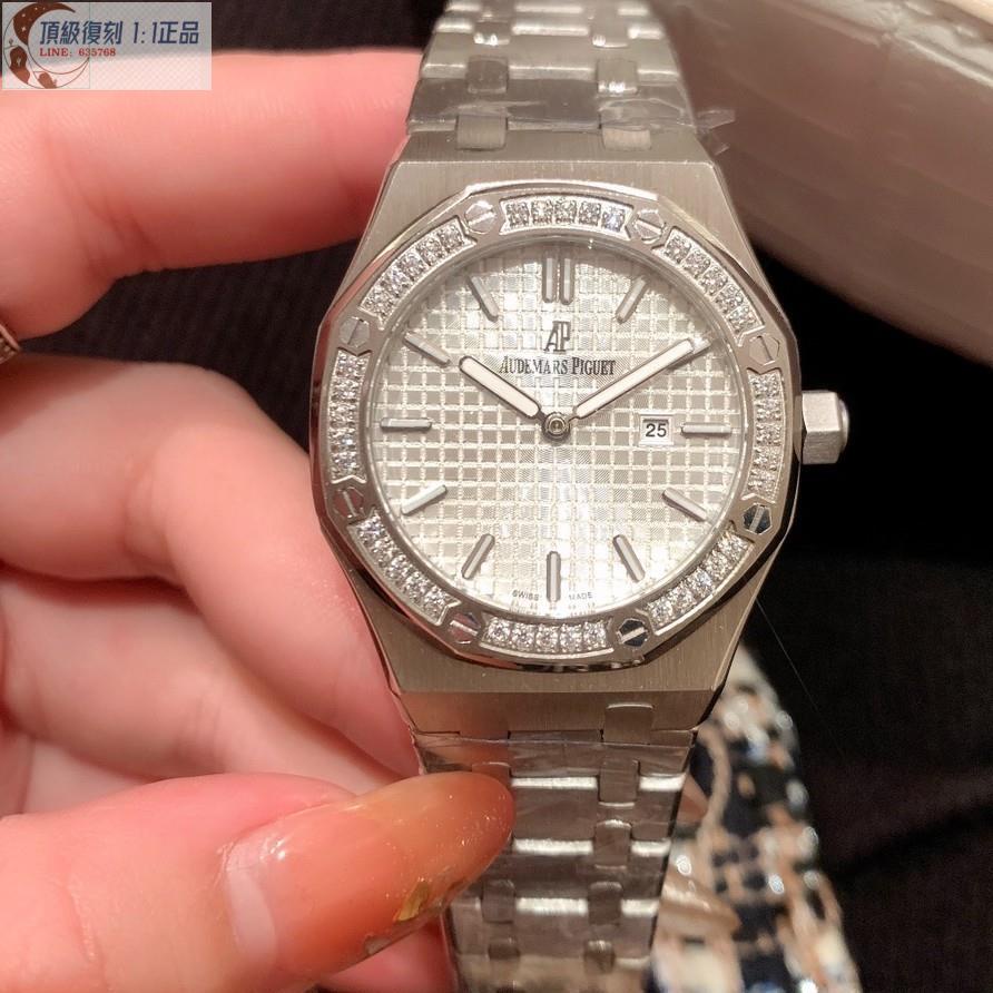 頂級復刻 愛彼-APAudemarsPiguet皇家橡樹系列進口石英機芯藍寶玻璃鏡面石英錶奢華時尚手錶 #6