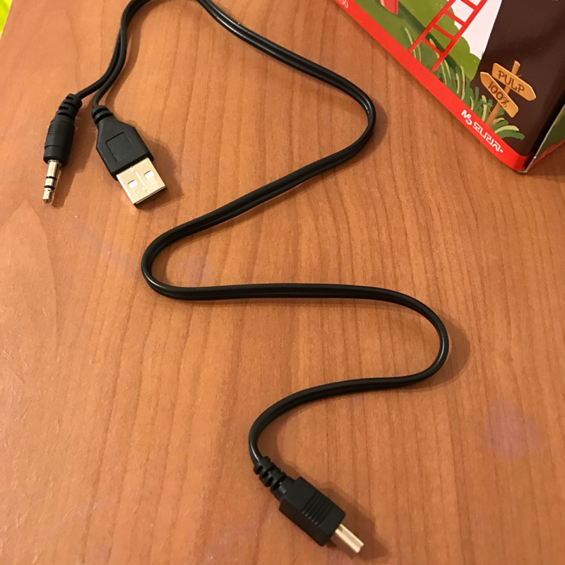 Mini USB 轉 3.5mm 音源線 耳機線