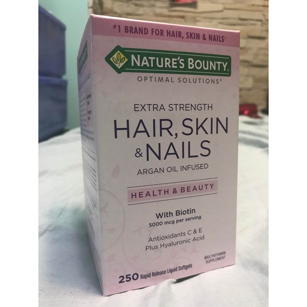 🧜💕[現貨]美國帶回2瓶自然之寶Nature’s Bounty Hair Skin Nails生物素膠原蛋白軟糖‎