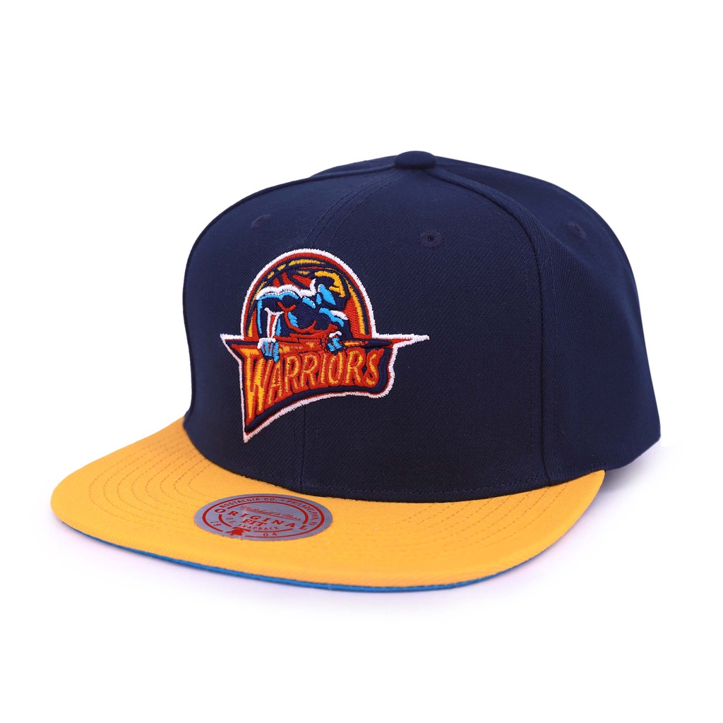 Mitchell & Ness NBA Core Basic Snapback HWC 勇士 藍黃