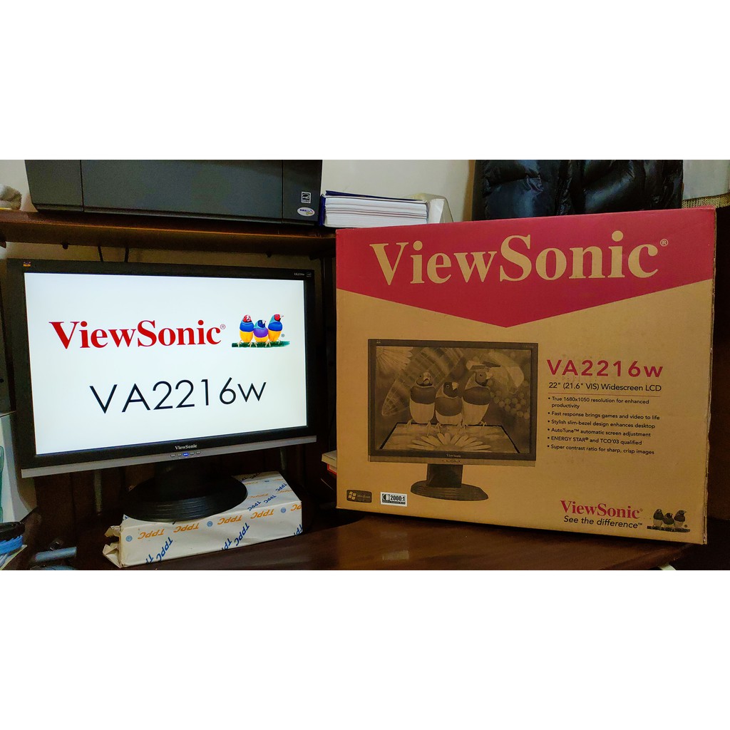 二手免運 Viewsonic Va2216w 22吋lcd寬螢幕16 10 蝦皮購物