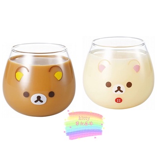夢幻森林🎀 現貨ღ日本製！正版 拉拉熊 Rilakkuma 玻璃杯 白熊 320ML 懶熊 懶妹 牛奶妹