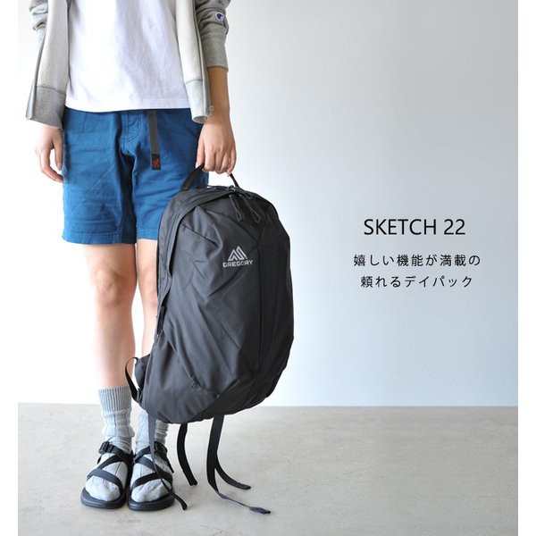 台灣現貨 美國gregory Sketch 22l 減震透氣耐磨防潑水登山健行背包電腦包城市包 蝦皮購物