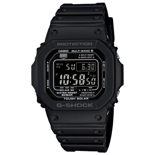 【CASIO】CASIO卡西歐G-SHOCK電波運動錶GW-M5610-1B 防水200米 台灣卡西歐保固一年