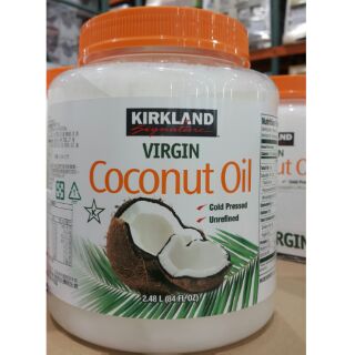 Kirkland Signature 科克蘭冷壓初榨椰子油 2381公克-吉兒好市多COSTCO代購