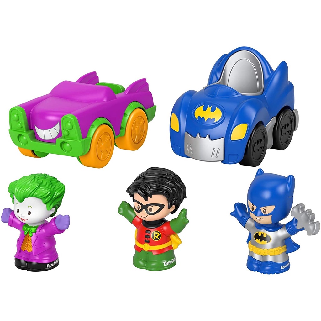 預購👍正版空運👍美國專櫃 DC漫畫 蝙蝠俠  玩具  公仔 小丑 Batman Fisher Price 車車 玩具
