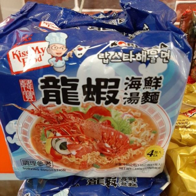 不倒翁 龍蝦 海鮮湯麵（4入）