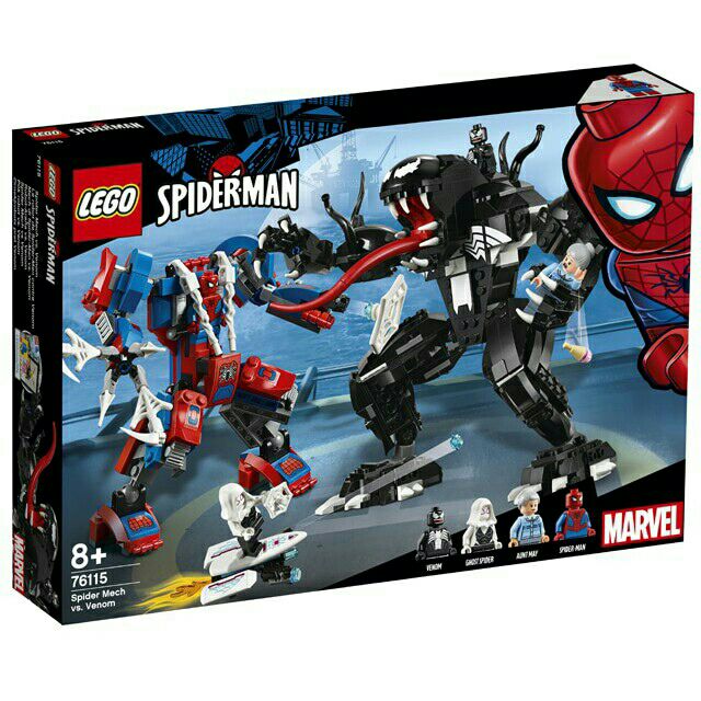 [qkqk] 全新現貨 LEGO 76115 蜘蛛人機甲 vs. 猛毒機甲 樂高漫威蜘蛛人系列