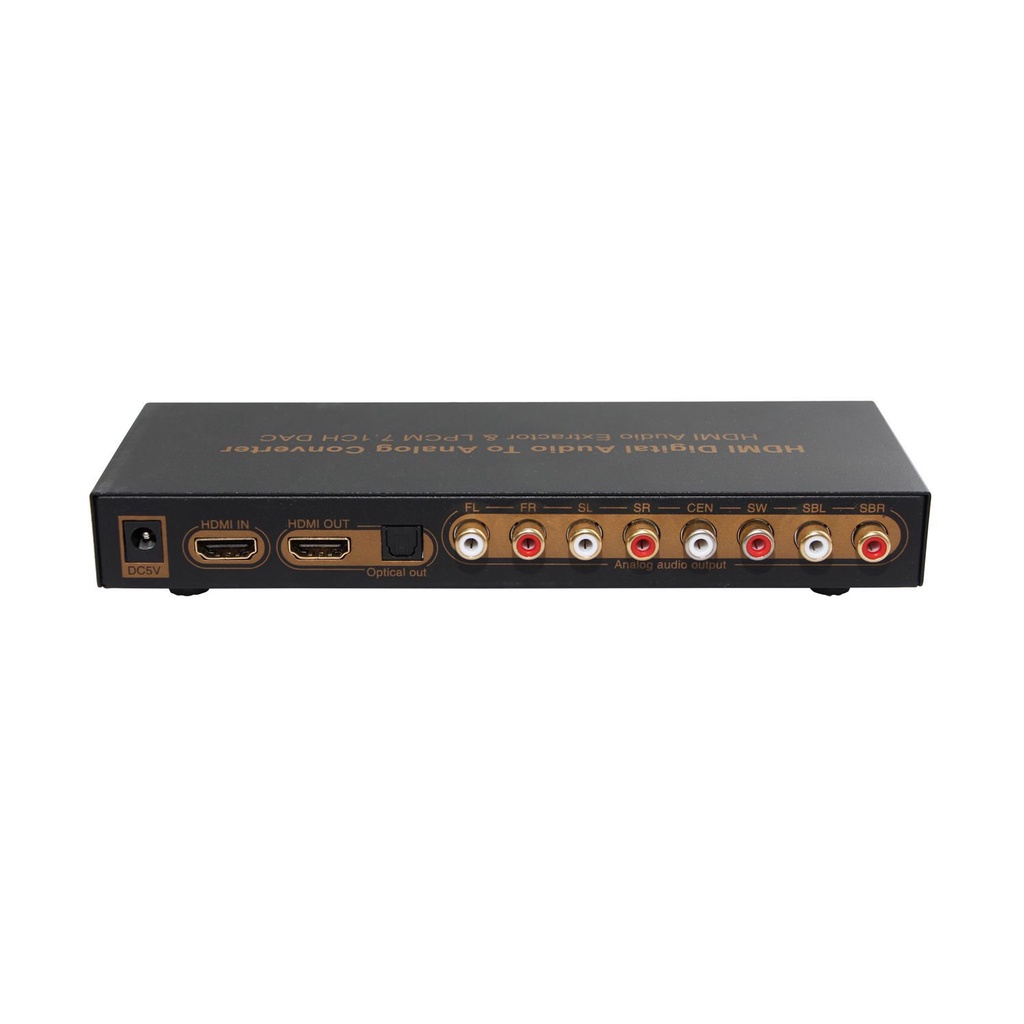 【現貨速發】LPCM HDMI TO 7.1聲道 音頻轉換器 HDMI音頻分離器 光纖同軸輸出