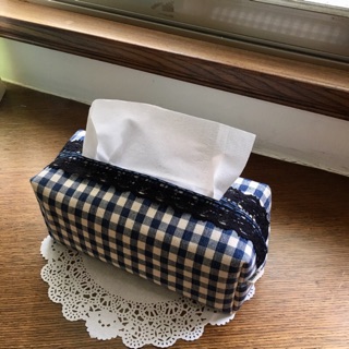 【需訂製】桌上型_抽取式衛生紙套/手作/拼布/面紙包【小東西 手作x旅行x插畫】