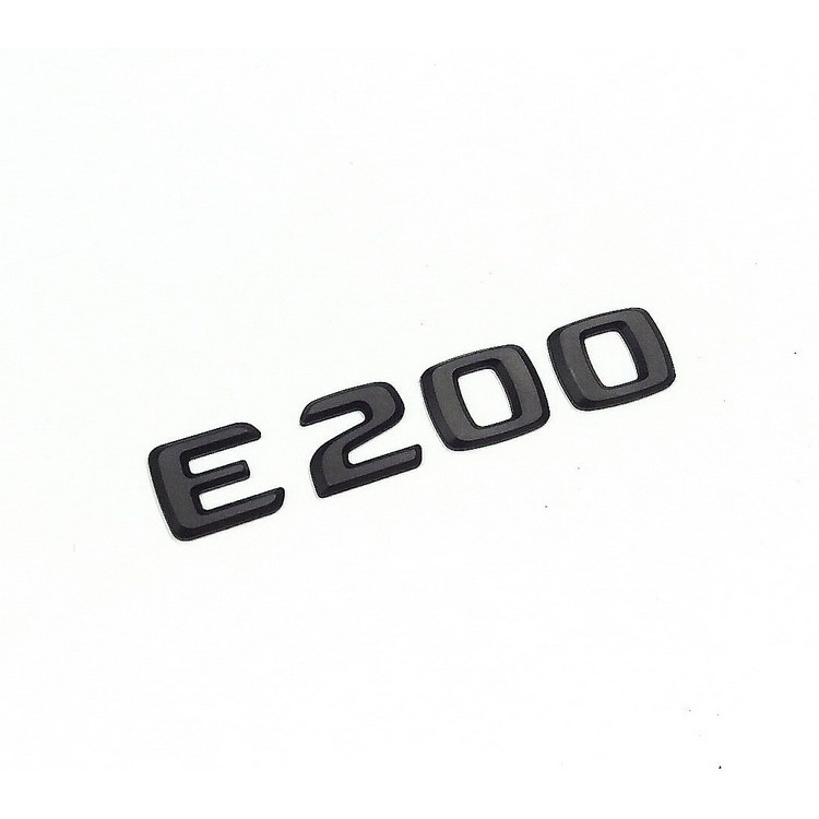 圓夢工廠 賓士Benz W212 S212 2008~2014 E200 改裝 消光黑 後車箱字貼 字體同原廠款式