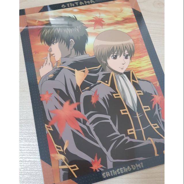 全新收藏品銀魂真選組土方 沖田墊板 蝦皮購物