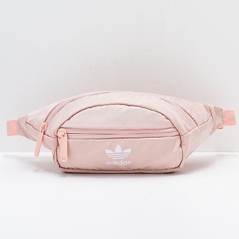 Adidas National Waist Pack 粉色三葉草腰包