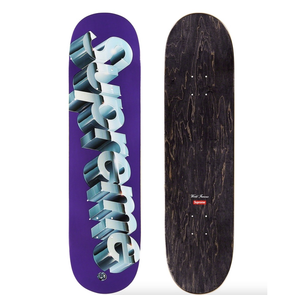 全新正品現貨 Supreme Logo Skateboard Deck 限量滑板