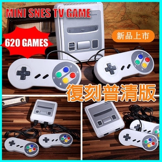 電視TV遊戲機 視頻懷舊遊戲機 遊樂器SFC NES 紅白雙對戰內置620款NES懷舊遊戲電玩街機家庭機人遊戲機