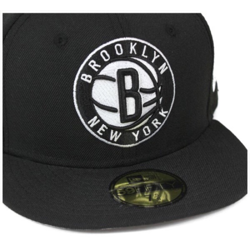 正版！ New Era 59 FIFTY帽子Brooklyn 布魯克林籃網隊| 蝦皮購物