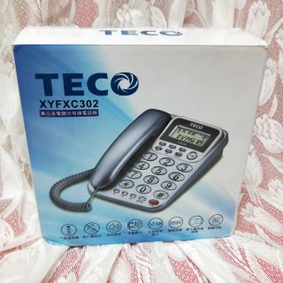 TECO東元來電顯示有線電話機 XYFXC302