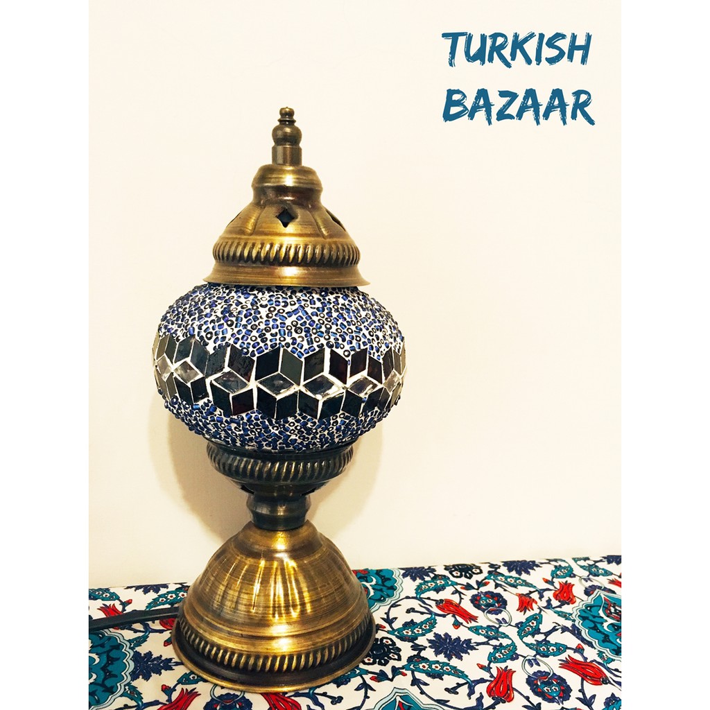 🇹🇷 Turkish Bazaar / 土耳其傳統手工製作/馬賽克玻璃座燈(小)