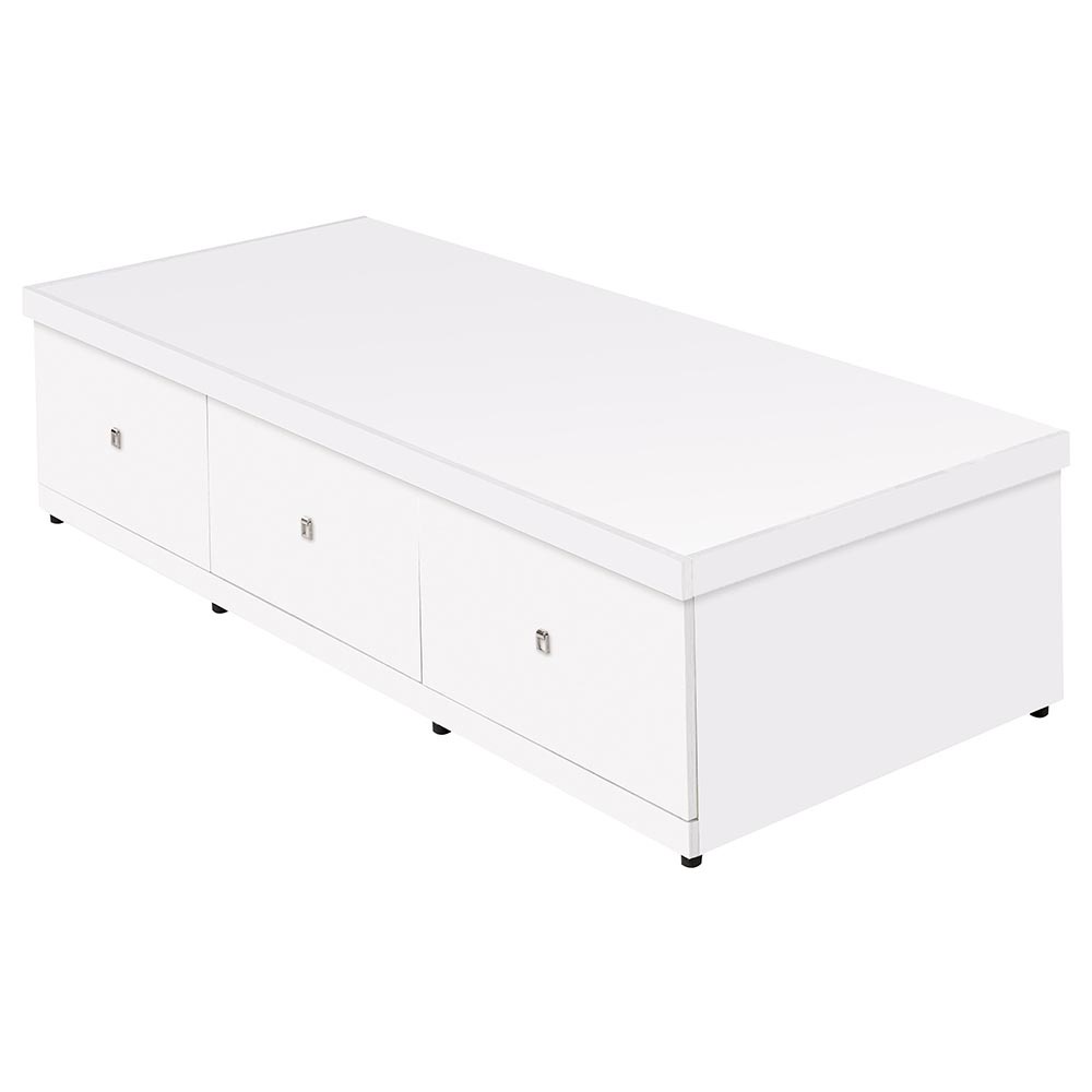 obis 單人床 白色3.5尺多功能收納床椅