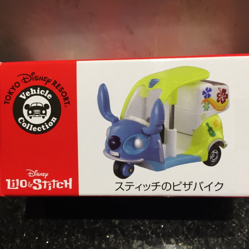 TOMICA TAKARA TOMY 多美 小汽車 迪士尼 限定 史迪奇 Stitch 披薩 摩托車