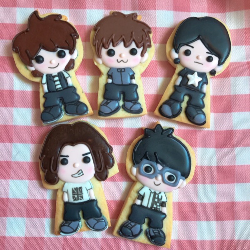 五月天 糖霜餅乾 Q版 板橋新埔站 嬡糖果蛋糕餅乾屋