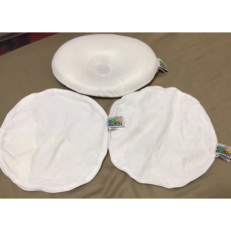 西班牙【MIMOS】3D自然頭型嬰兒枕 S 枕頭+枕套(0-10個月適用)