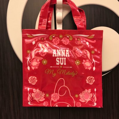 (現貨出清)ANNA SUI X HELLO KITTY 三麗鷗時尚聯萌☆時尚托特手提袋☆玫瑰款【特價250元】限量