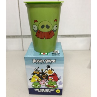 Angry Birds 憤怒鳥雙層陶瓷杯 馬克杯 隨行杯子