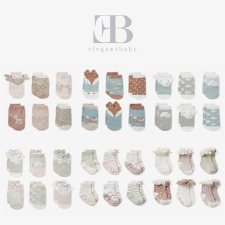 美國 Elegant Baby 嬰兒襪禮盒6件組 多款可選
