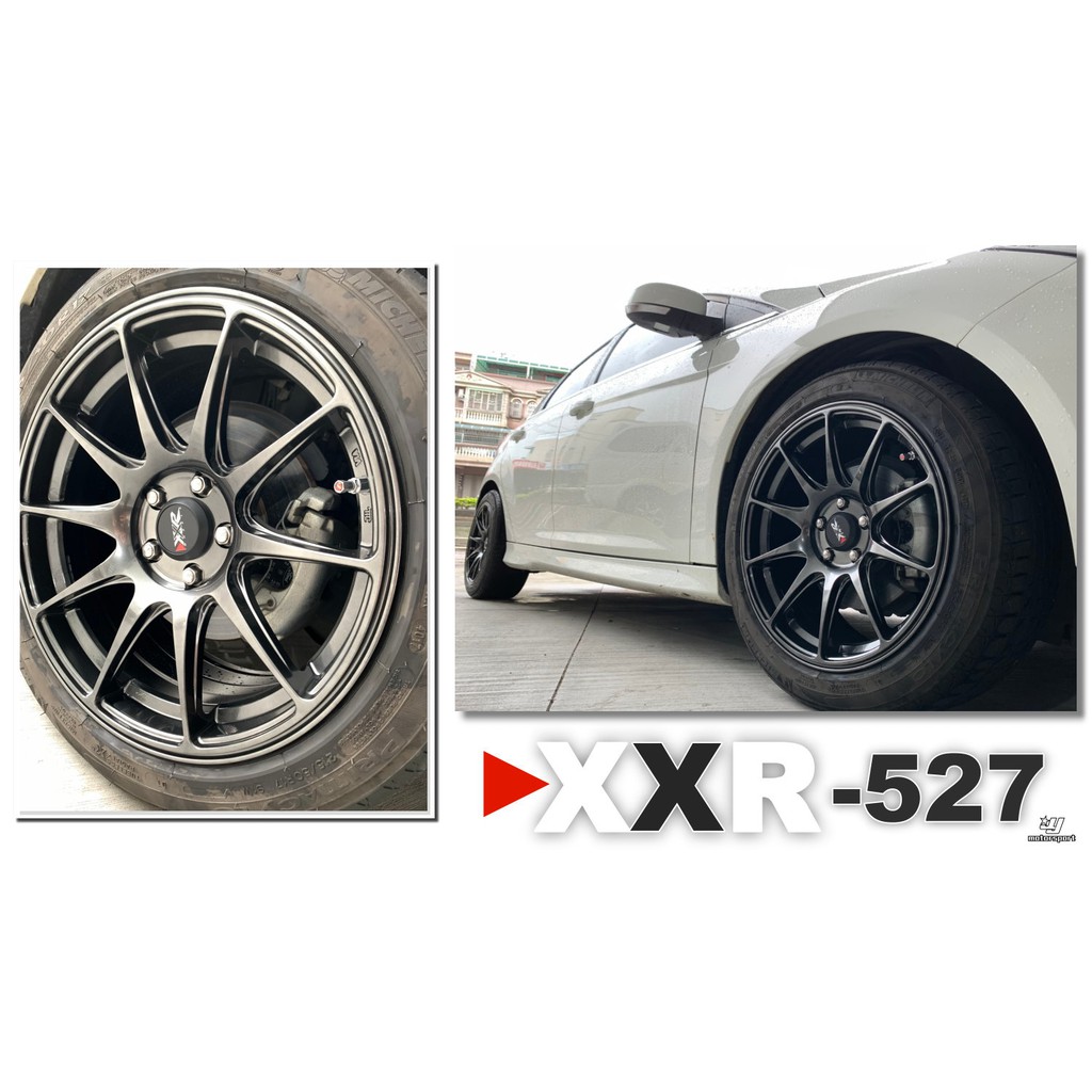 小傑車燈--全新 正 XXR 527 17吋 鋁圈 鈦色 5孔108 FOCUS MK3.5 ALTIS CIVIC