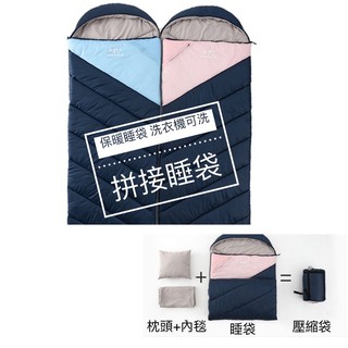 【利帝亞】睡袋 秋冬睡袋 210T塗層防水格子布 超商取貨請一個睡袋下一張單