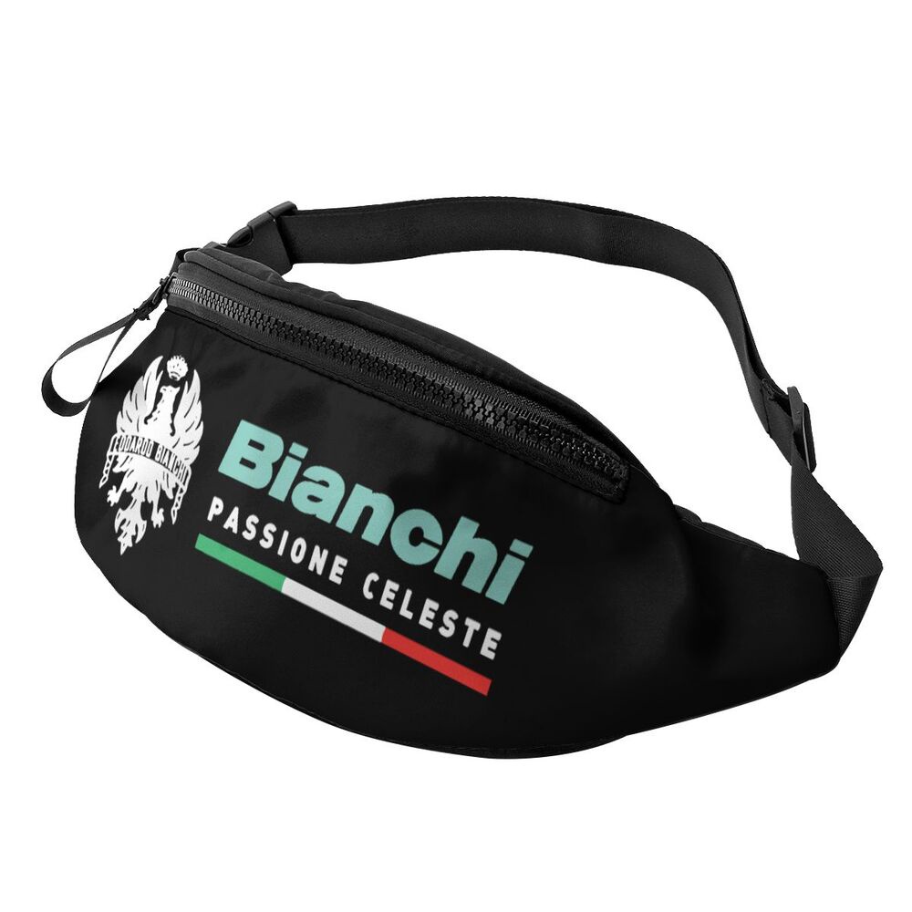 [熱銷] 男士腰包包 Bianchi Passione Celeste 自行車腰包胸包帶可調節肩帶,優質輕便,適合健身房