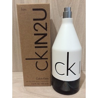 Calvin Klein ck IN2U for him 男性淡香水100ml TESTER