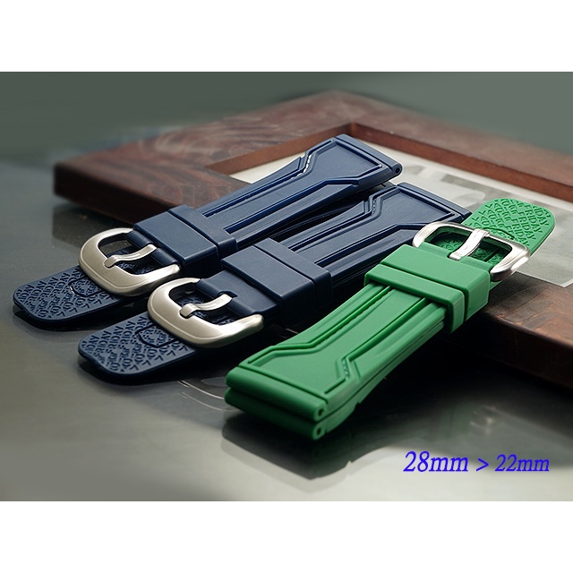 【時間探索】 SEVENFRIDAY 代用 矽膠高級錶帶 ( 28mm) Armani