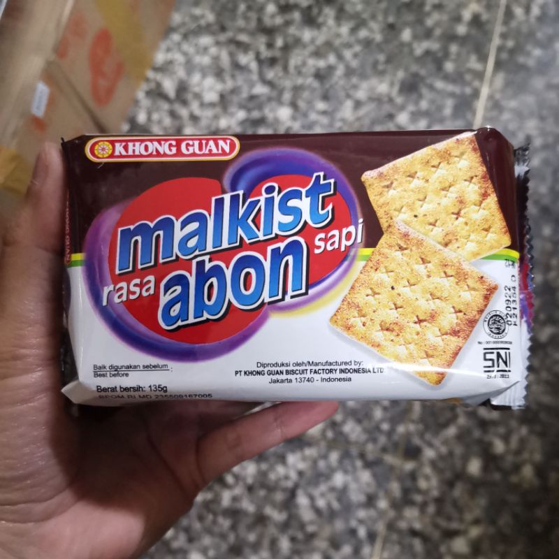 Malkist Abon 135gr 餅乾牛肉風味