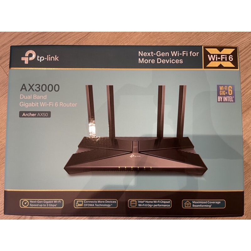 TP-Link Archer AX50 AX3000 wifi 6 雙頻 wifi6無線網路分享器路由器