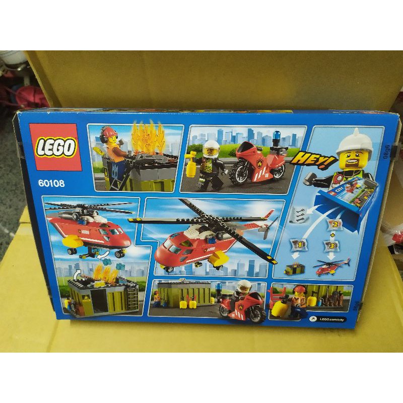 高雄 面交 LEGO 樂高 60108 City 城市系列 消防應急套裝 Fire Response Unit