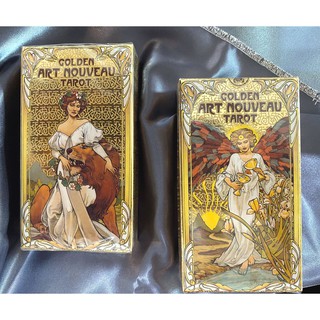 【牌的世界】正版 黃金新藝術塔羅牌(燙金版)Golden Art Nouveau Tarot 附中文