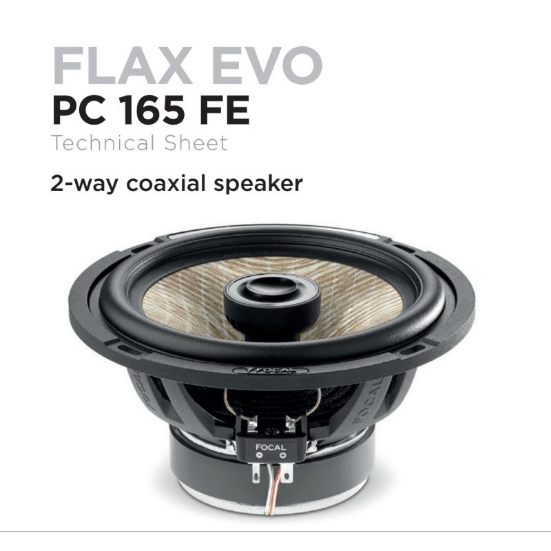 【最低價/現貨】 全新正品法國製 Focal 6.5吋亞麻同軸喇叭PC165FE PC 165 FE FLAX EVO