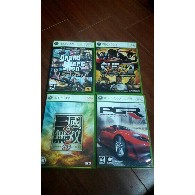 XBOX360遙控器及原廠手把 加四片正版遊戲片