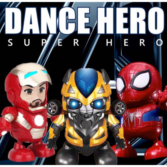 [熱賣多台優惠] 抖音 復仇英雄聯盟 跳舞鋼鐵人 大黃蜂 蜘蛛人 電動鋼鐵機器人 跳舞鋼鐵人