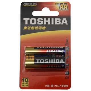 TOSHIBA東芝鹼性電池 3號/4號 2入