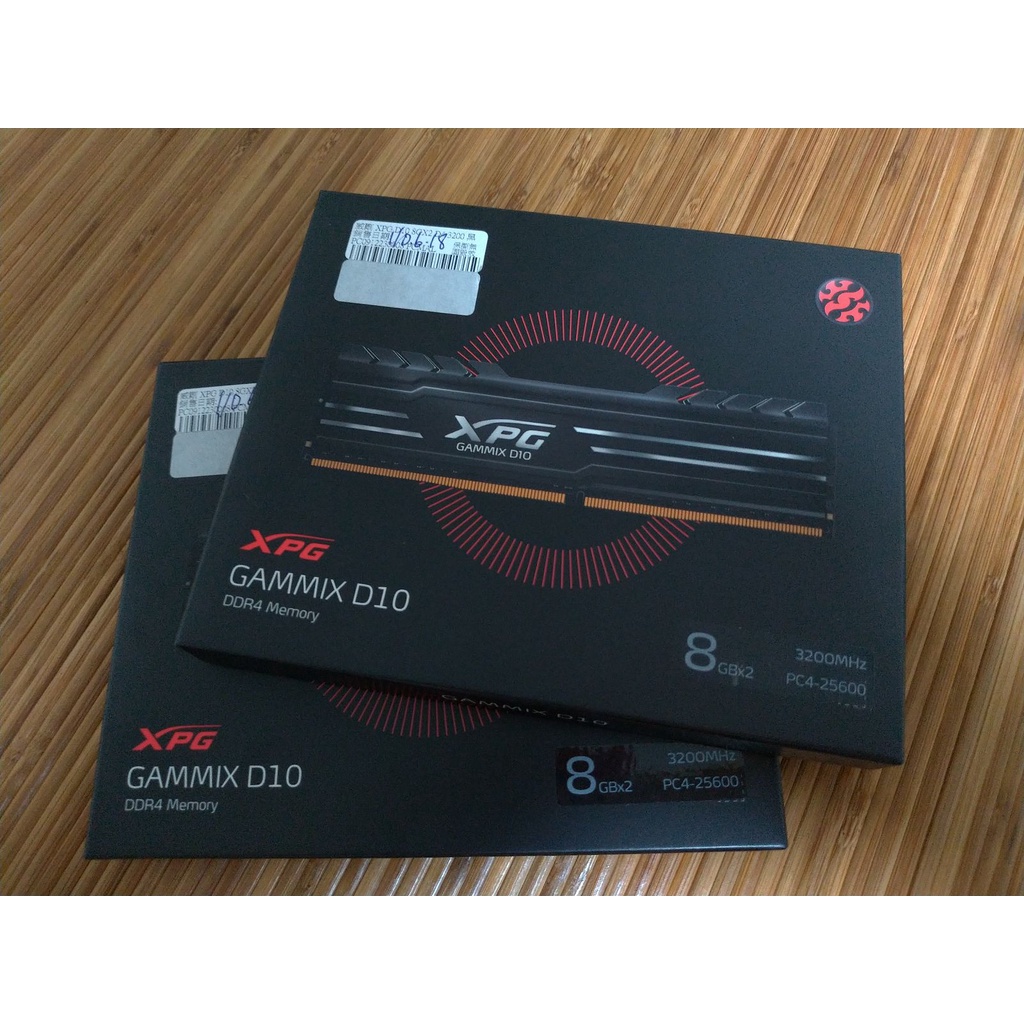 ADATA 威剛 XPG GAMMIX D10 DDR4 3200 16G (8Gx2 雙通道)