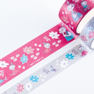 HALLMARK x MOOMIN嚕嚕米 和紙膠帶 - Flower ( ELS-793-869 )，2捲入