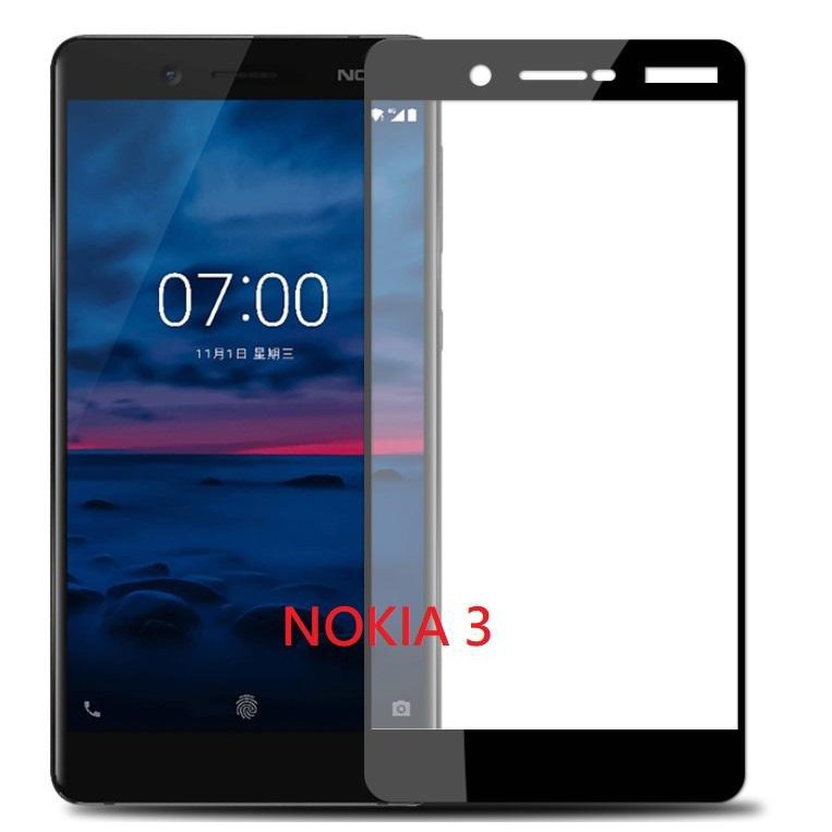 (現貨在台，中永和可面交)Nokia 3 滿版9H鋼化玻璃保護貼