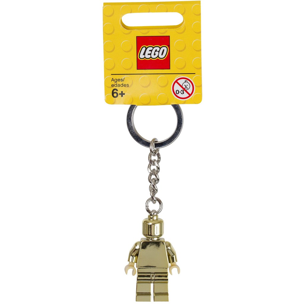 【具所】全新 樂高 LEGO Gold Minifigure Key Chain 金人 電鍍 鑰匙圈